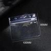 Waterproof Transparent Card Clip Plastic Protective Cover Bank Credit Card Protective Cover Identity Card Wallet