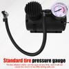 12V Portable Tire Pump with Digital Pressure Gauge for Car Vehicle Tire Inflator Lightweight Air Compressor for Bicycle Sports