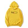 1 Percent Low Battery Status Icon Minimalist Hoodies Long Sleeve Women Men Sweatshirt with Pocket Graphic Print Pullover Unisex