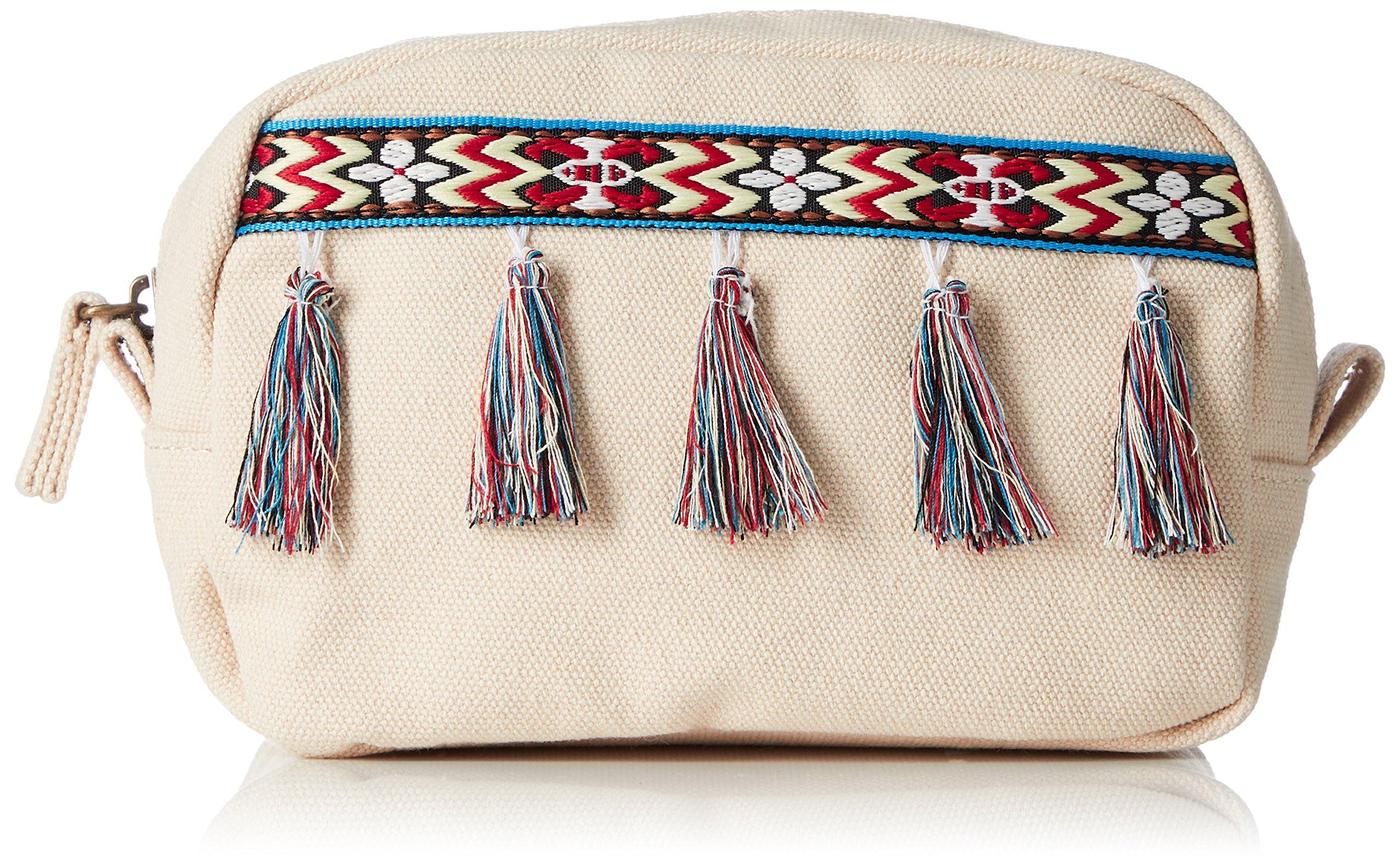 

Propeller Heads Canvas Tassel Tape Mini Pouch 14-1561-OWH Off-White