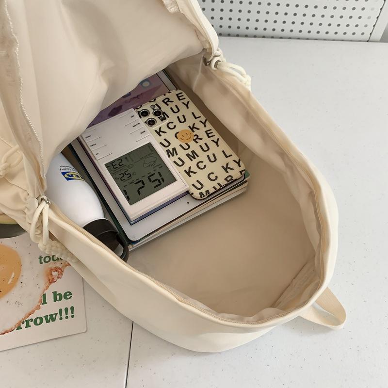 Simple backpack women's backpack girls college student travel computer bag 2025 new junior high school high school boys schoolbag
