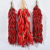 Brocheta Artificial de Chile Rojo, Ajo, Cacahuete y Maíz para Decoración de Fiesta de la Cosecha