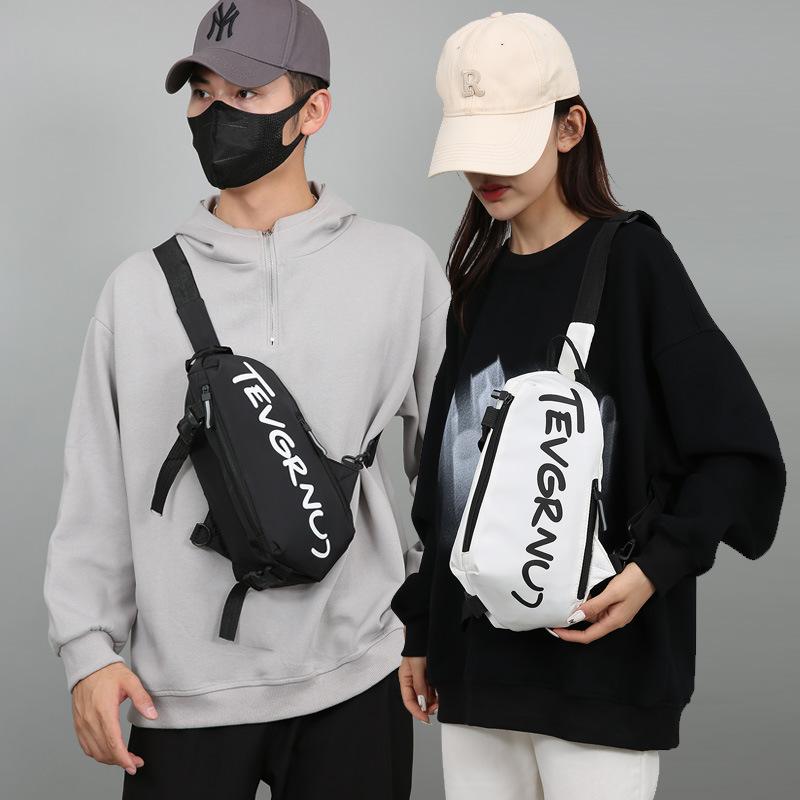 Men's/Women's Chest Bag Outdoor Sports and Leisure Crossbody Bag Waist Bag Ins Large Capacity Shoulder Bag Portable Underarm Bag Couple Bag
