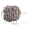 2pcs Chenille Hand Towel Hanging Thickened Super Absorbent Quick-drying Hand Ball Cleaning Cloth Kitchen Dishcloth