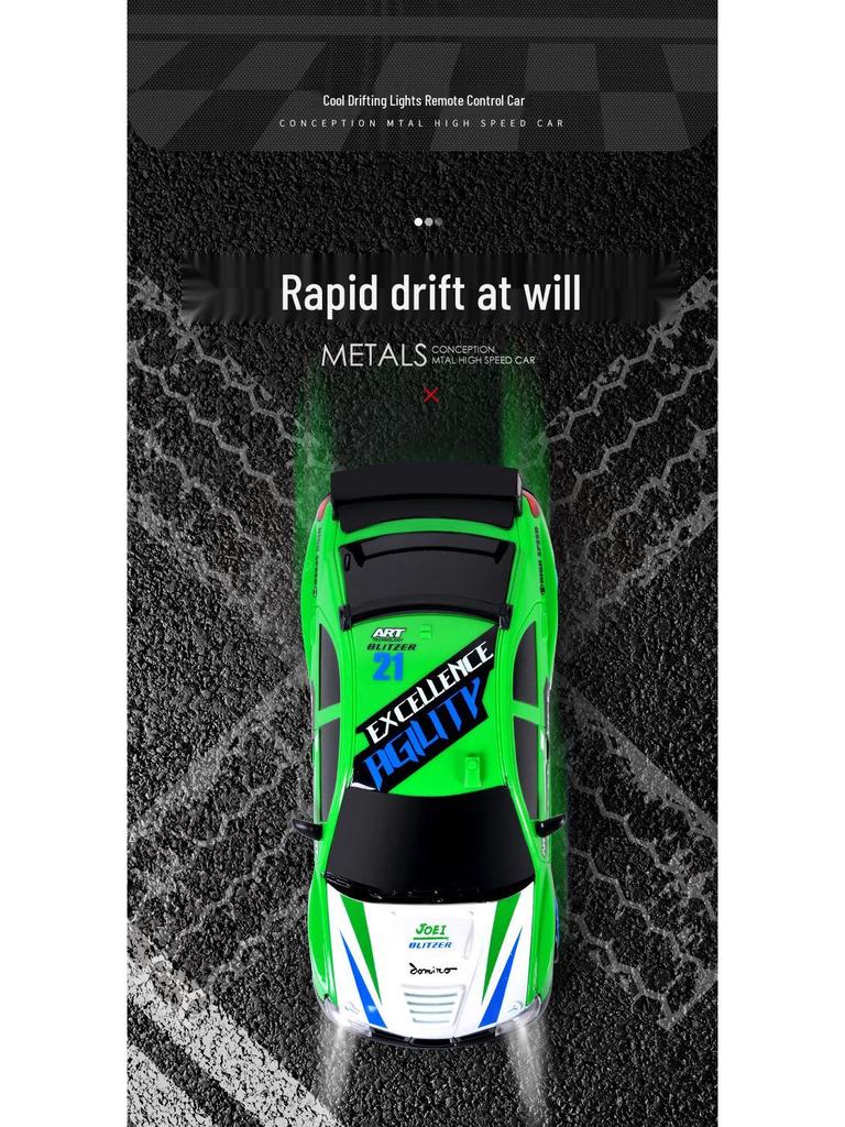 1:24 High-Speed RC Drift Car AE86 - Rechargeable Electric Four-Wheel Drive Toy for Kids