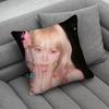 CChaewon LLesserafimSS Pillow Case Soft Cushion Cases for Farmhouse Sofa Decor Home Decorations and Protector