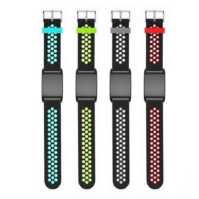 Breathable Silicone Wriststrap Sweatproof Wearable Bracelets For 5.0 22mm Smartwatch Quick Release Belt Comfort Unisex