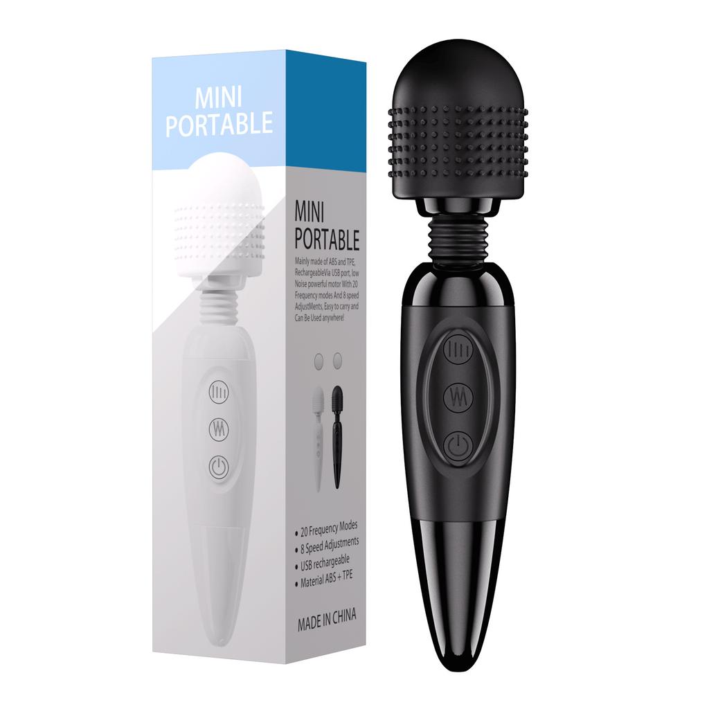 Powerful Oral Clit Vibrators USB Charge Av Magic Wand Vibrator Anal Massager Adult Sex Toys For Women Sex Product