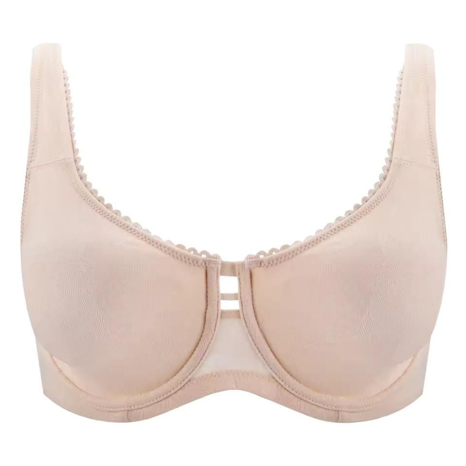 

Минимайзер Женский Бюстгальтер Большой Размер Пуш-ап Нижнее Белье 80 85 90 95 100 C D E F G 90D абрикосовый