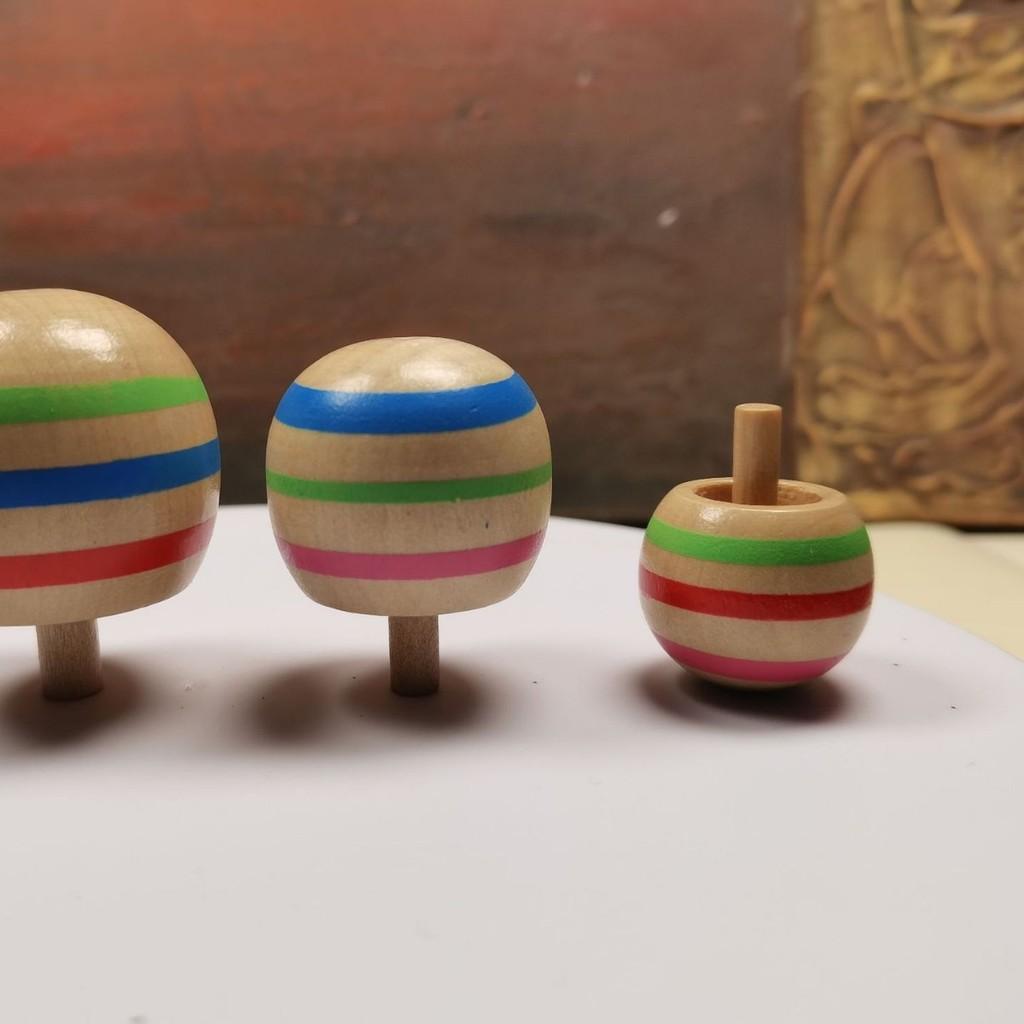 Classic Wooden Spinner Toy Pack For Entertainment And Skill Development For All Ages