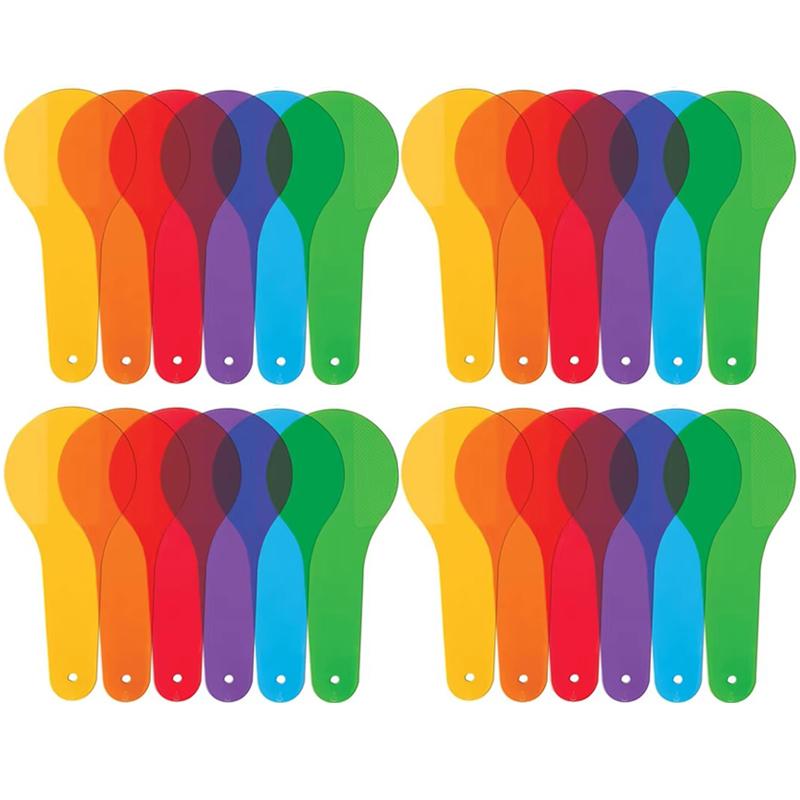 24/12Pcs Montessori Color Mixing Paddles For Kids Drawing Cognition Fun Children Science Educational Toys Kinder Spielsachen