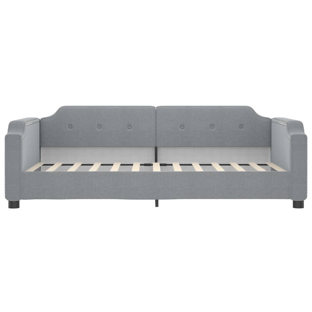 Vidaxl Sofa Rozsuwana, Jasnoszara, 90X200 Cm, Tkanina