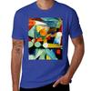 Farbenformen | Paul Klee Abstrakte Aquarellkunst T-Shirt Vintage Anime Erhaben Frucht des Webens Herren T-Shirts
