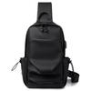 New men's breast bag trendy cool shoulder messenger bag multi-functional casual breast bag