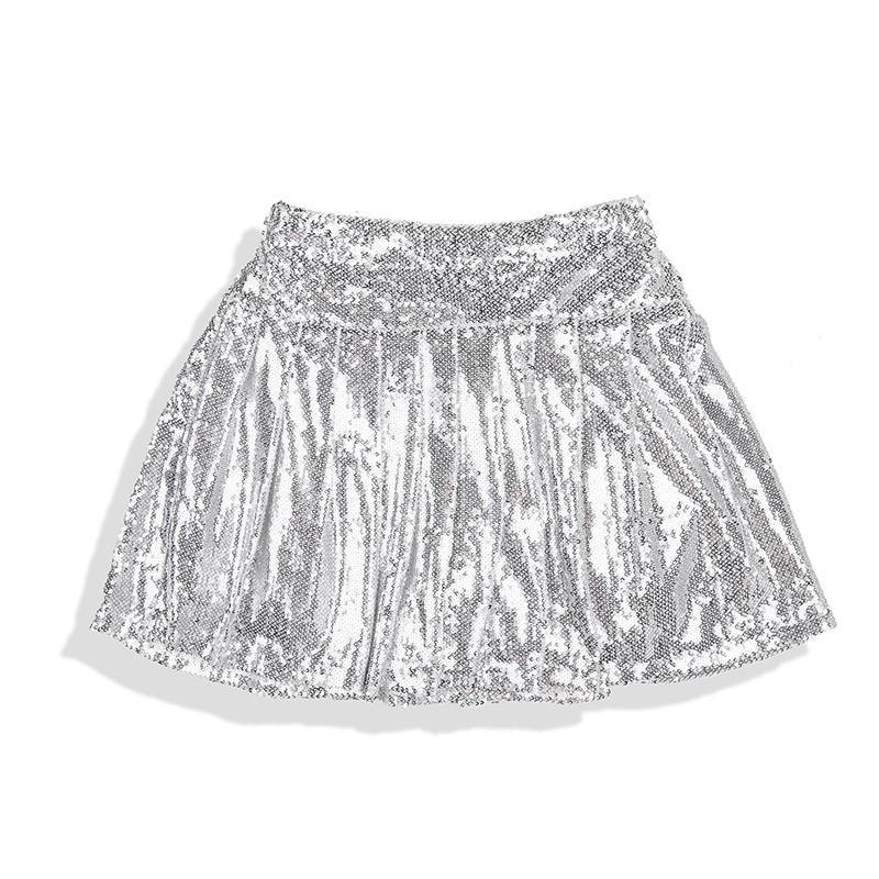 Girls' Sequin Tassel Jazz Dance Outfit - Mesh Long Sleeve & Pants Set for Street & Performance