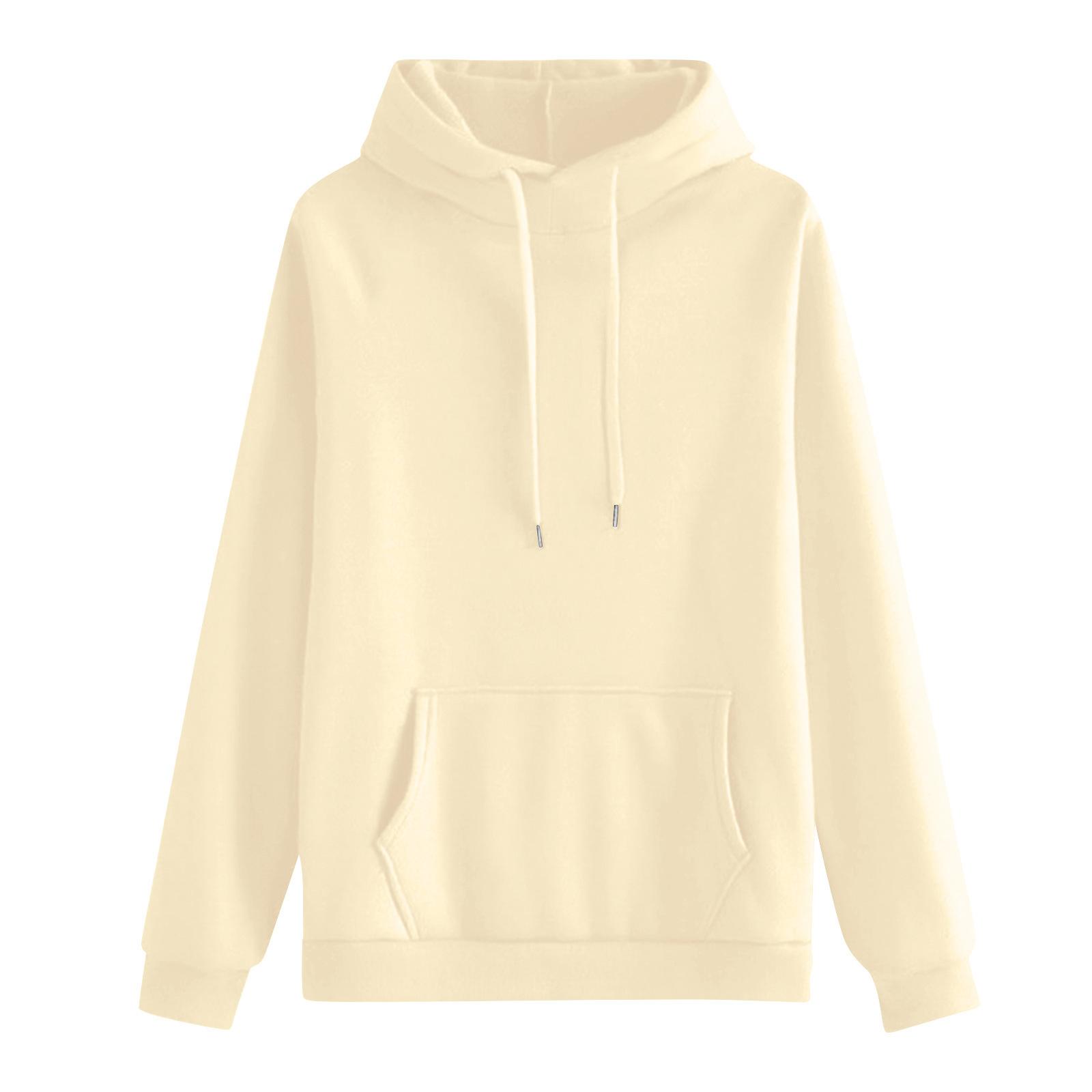 

Women s Casual Round Neck Long Sleeve Sweatshirt Solid Color Sweatshirt L