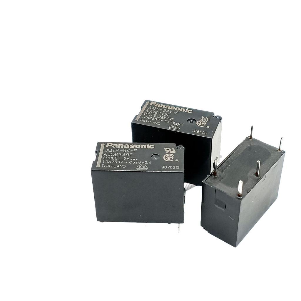 Panasonic JQ1P Series 5-Pin 10A Relay: Available in 12V, 24V, and 5V Versions