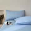 100% Egyptian Cotton 3 Piece Duvet Cover Set with 2 Pillowcases Single Double Queen King Size