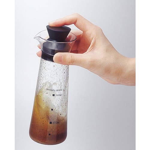 Iwaki Heat-Resistant Glass Dressing Bottle, 300ml, K5014-BK, KT5014-BK, Clear