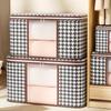 Houndstooth Dust-Proof Storage Bag for Clothes and Quilts