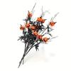 1/10Pcs Halloween Branches Artificial Pumpkin Maple Leaf Stem Flowers Halloween Party Decoration For Home DIY Vase Photo Props