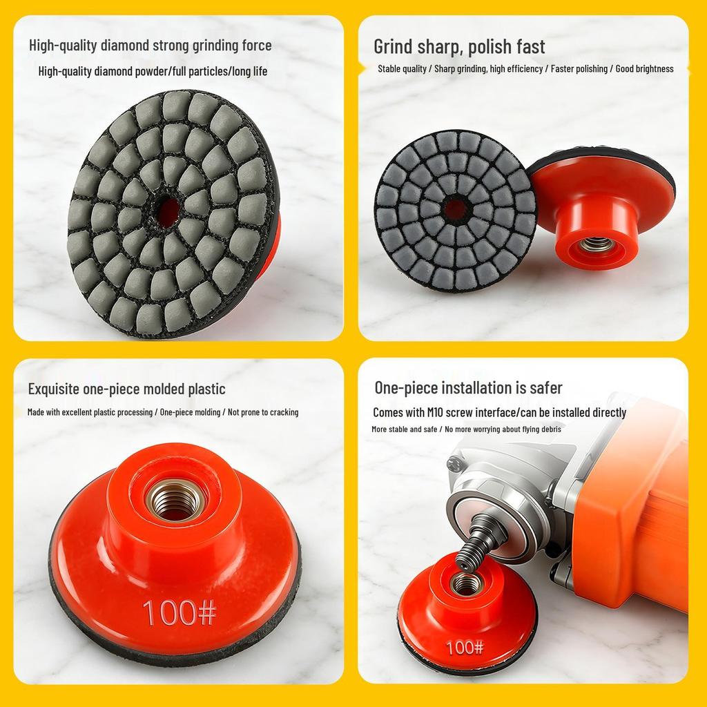 2-inch Diamond Dry Grinding Disc for Marble & Quartz Polishing
