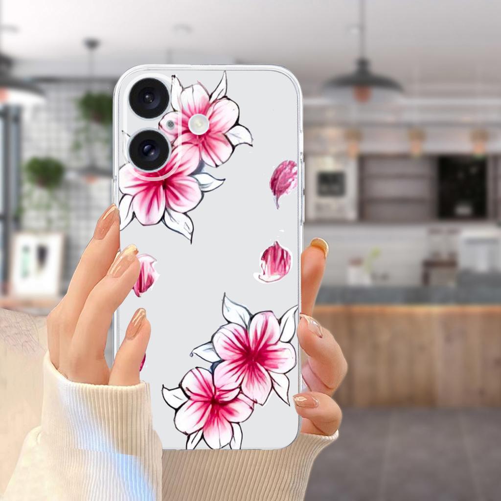 For iPhone 16 Plus Case Pattern Print TPU Protective Phone Cover