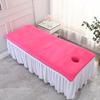 80x190cm Massage Sheet with Holes Absorbent Spa Sheet Large Microfiber Bath Towel for Beauty Salon Beauty Salon Supplies