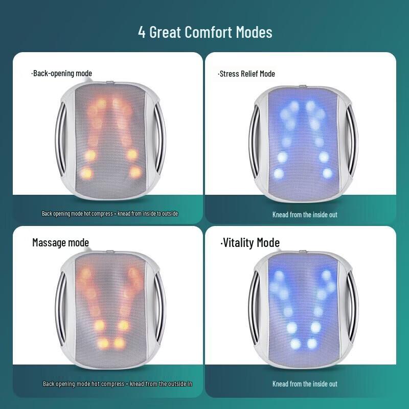 Philips Lumbar & Back Massager Cushion CN plug (adapter included)