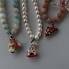 Europe's Hot-Selling Cute Pendant DIY Necklace: Little Fox, Rocking Horse, Mushroom, Swan, Rabbit, Rooster