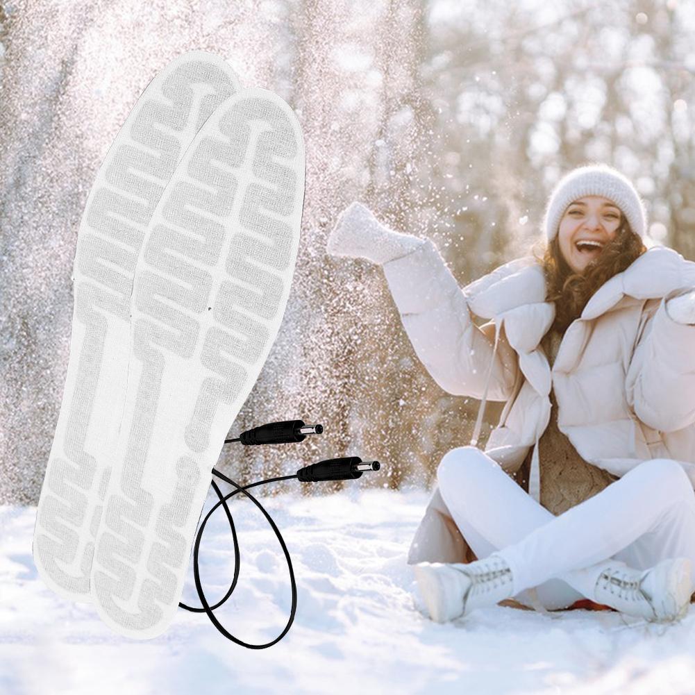 USB Heated Insoles Foot Warmer Film 10W Electric Foot Warming Pad Winter Outdoor Sports Heating Insole for Men and Women