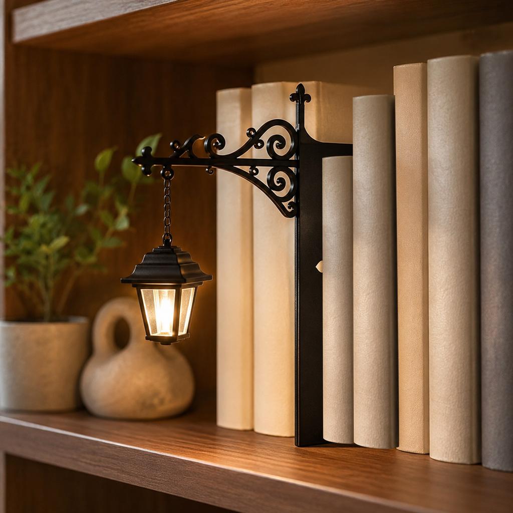Bibliotheksregal-Lampe, Dekoratives Licht für Buchliebhaber, 2er-Pack