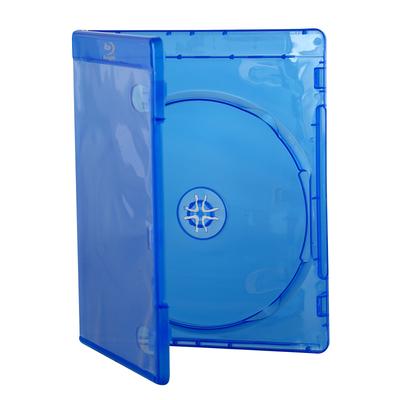 Cutie Goală DVD CD Stocare Un Disc Blu Ray Plastic Albastru Mânecă Husă Cutie 11mm