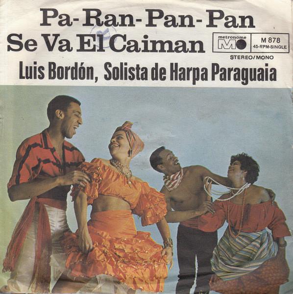 

7inch Record LUIS BORDÓN - Pa-Ran-Pan-Pan M878 Metronome 1966 Germany Latin Used