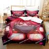 New Anime Elfen Lied Beding Set Soft Duvet Cover Bed Linen Set Comfortable Quilt Cover Pilowcase Warm Comforter King Quen Sized Dimensions Young Boys