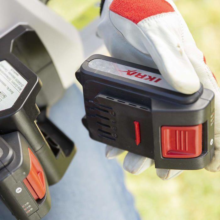 Ladegerät für Akkus - IKRA - 15130060-AZ - Lithium-Ionen 20V - 2,0Ah - LED-Anzeige