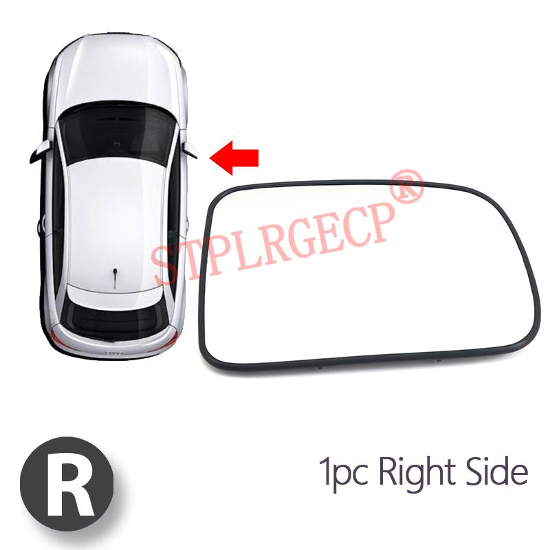 Stplrgecp Passenger Side Driver Side Left or Right Door Side Heated Wing Mirror Glass Lens for Honda CR-V Mk2 RD5 RD7 2002-2006