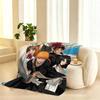 BLEACH Classic Animation Throw Lightweight 240g Flannel Blanket Soft Skin-friendly for Summer Cooling