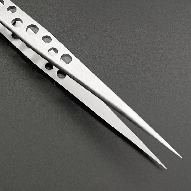 Industrielle Pinzette Elektronik Antistatisch Gebogene Gerade Spitze Präzision Edelstahl Pinzette Telefon Reparatur DIY Hand Werkzeuge