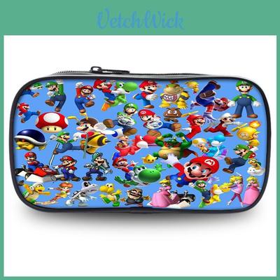 Super Mario Pencil Case Large Capacity Polyester Casual School Supplies For Teens