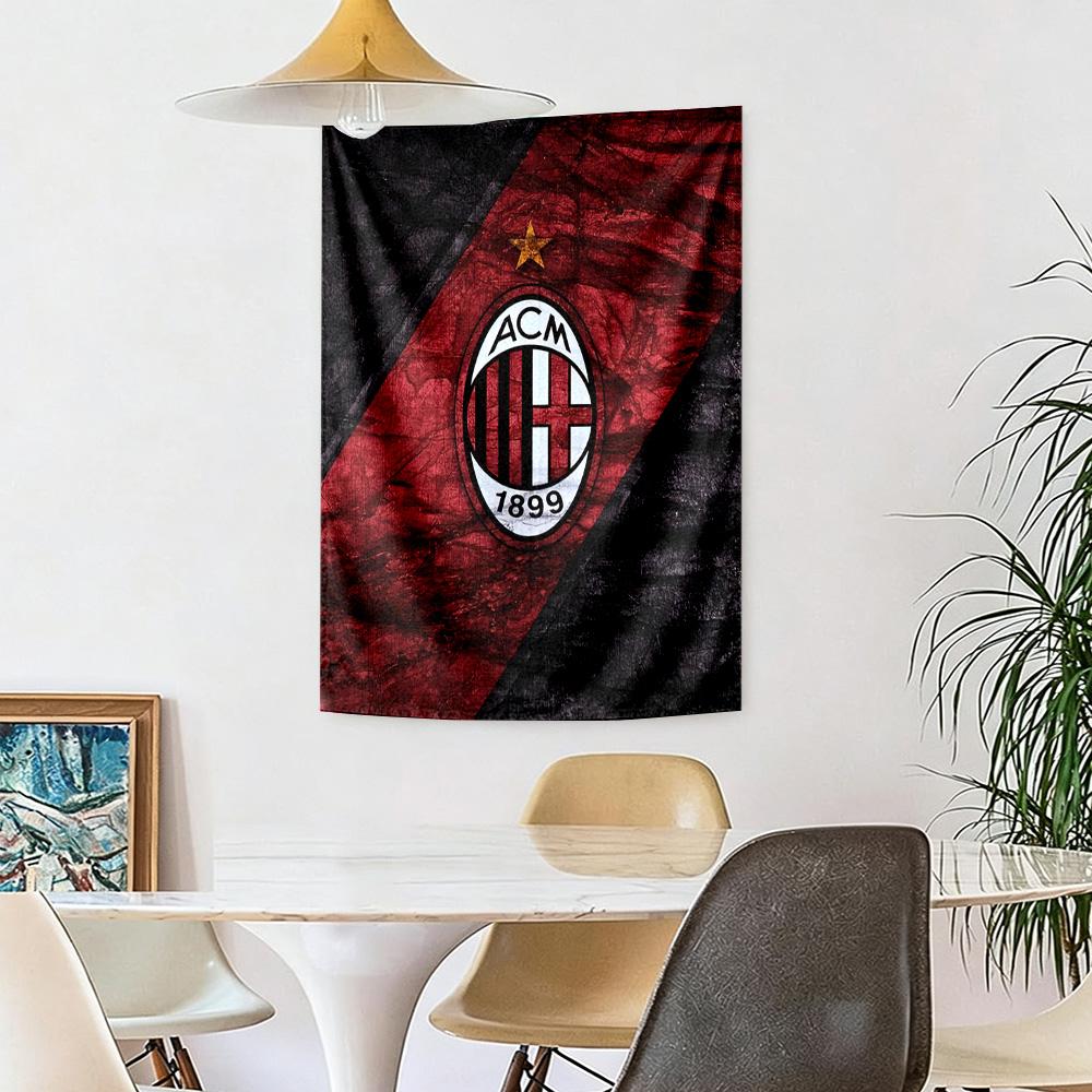 Ac Milan Wanddekoration Wandteppich Kunst Für Haustier Gedenken Geburtstag Hochzeitsparty Hintergrund Familiengeschenk