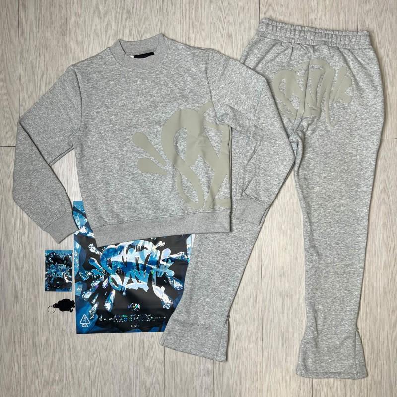 Set Felpa con Cappuccio e Pantaloni Syna World Streetwear di Alta Qualità Vestibilità Larga Foderato in Pile Outfit Invernale per Adolescenti e Giovani Adulti