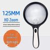 LED-Lit High Definition Magnifying Glass for Seniors: Ideal for Reading and Presbyopia Detection with High Magnification and Accurate Markings.