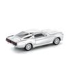 Genesis Company POP RACE Shelby Mustang GT500 Silver Chrome Finished Model PR640312 1/64