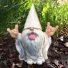 1Pc Creative Artcourtyard Designtongue-sticking Dwarf Dwarf Spoofing Pastoral Resin Ornament Design Ornament Ornament