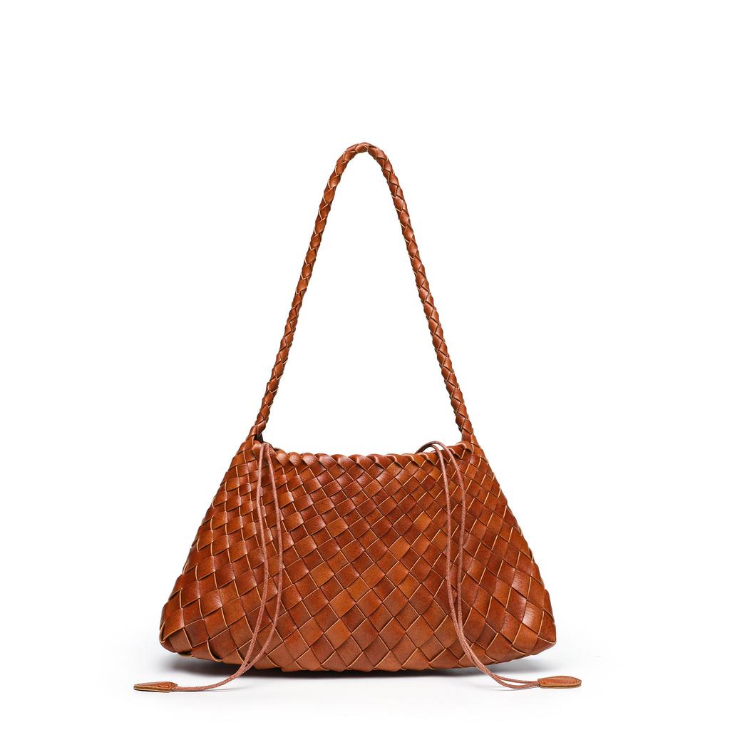 Luxusmode Damen Tasche Tragetasche Handgewebt Handtaschen Mode Retro Handtaschen Vielseitig Unterarm Schultertaschen