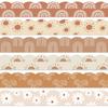 Whaline 82Ft Modern Boho Bulletin Board Borders Boho Decoration Borders Retro Floral Daisy Sun Trim Border Boho Bulletin Board Stickers for School