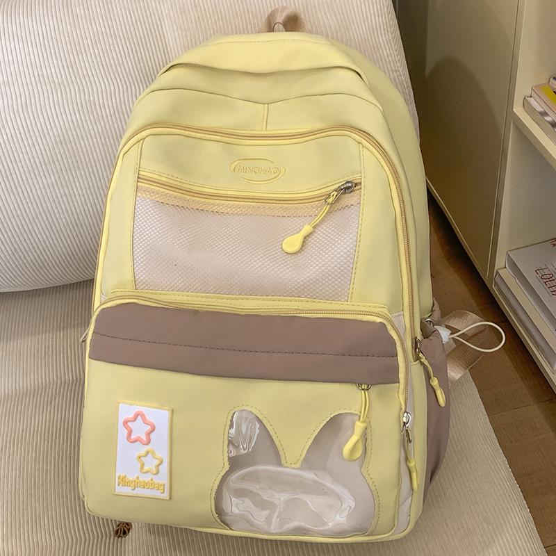 Children's Schoolbags Elementary School Students  Girls' Multi Layer High Value Pain Bags Backpacks
