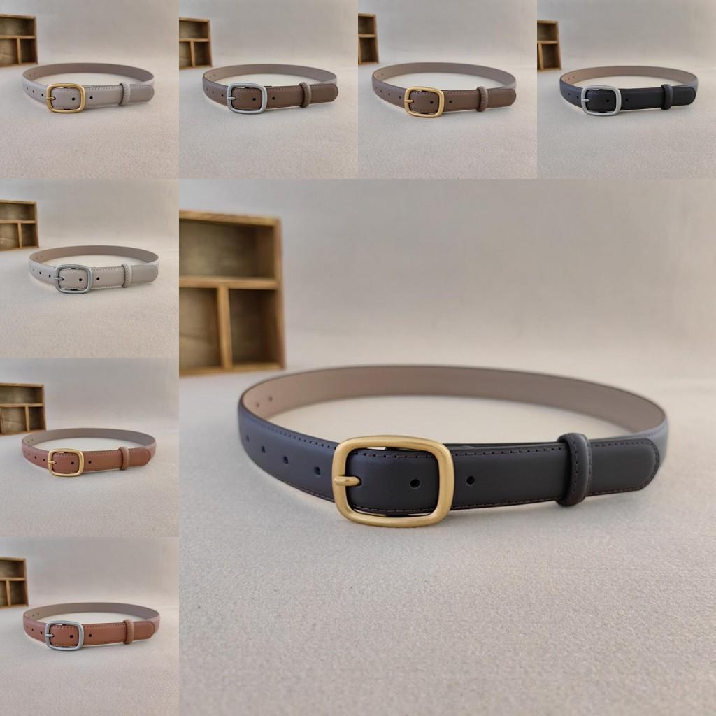 Women Leather Genuine Belt Summer Fashion Casual Dress Wear Pin Buckle Office