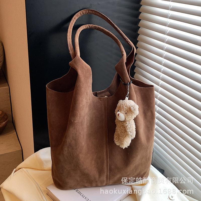 Bag 2025 New Autumn Large Capacity Tote Bag Premium Sense Portable Shoulder Bag Retro Versatile Underarm Bag Women